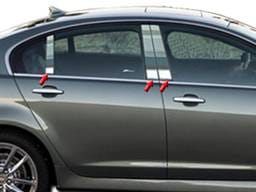 CHEVROLET SS 4dr QAA Stainless 6pcs Pillar Trim PP54151