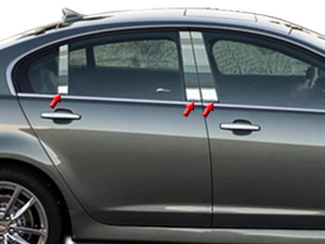 CHEVROLET SS 4dr QAA Stainless 6pcs Pillar Trim PP54151