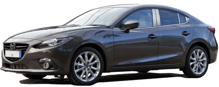 MAZDA MAZDA3 4dr QAA Stainless 6pcs Pillar Trim PP14751 thumbnail 2
