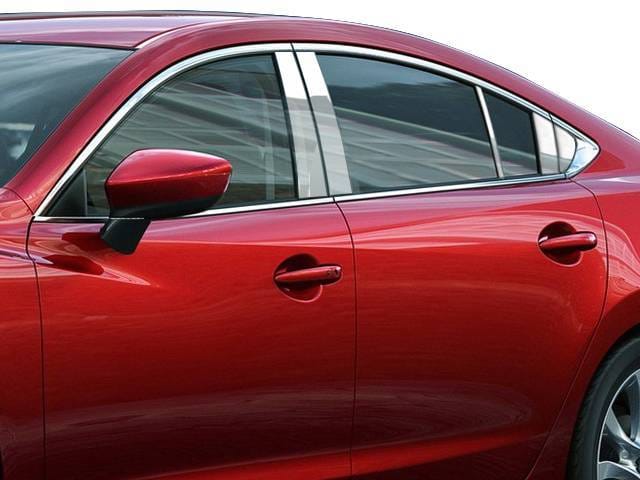MAZDA MAZDA6 4dr QAA Stainless 10pcs Pillar Trim PP14762