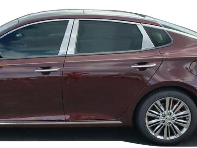KIA OPTIMA 4dr QAA Stainless 6pcs Pillar Trim PP16806