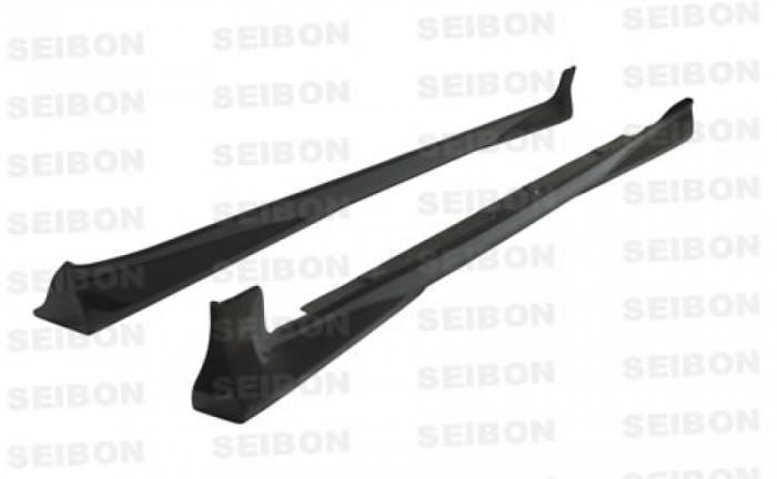 Toyota Yaris Seibon OEM Style Carbon Fiber Side Skirts - SS0708TYYARHB-OE