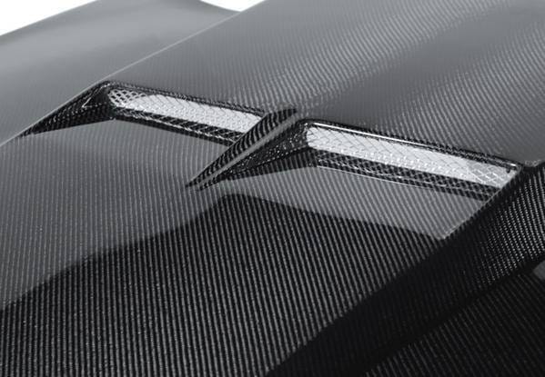 Chevy Camaro Ram Air Anderson Composites Fiber Body Kit- Hood AC-HD1011CHCAM-SC thumbnail 4