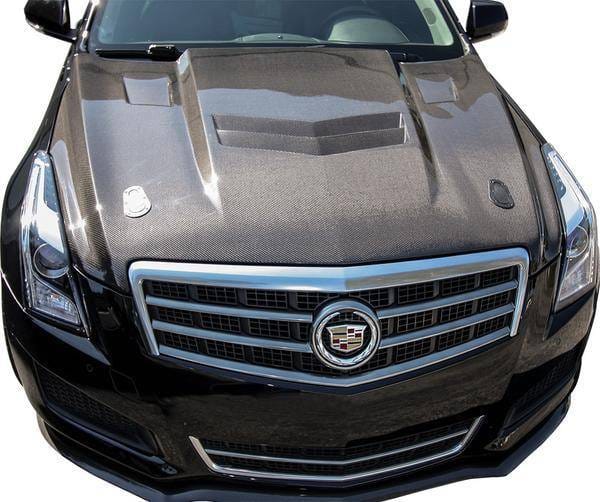 Cadillac ATS Type-VT Anderson Composites Body Kit- Hood AC-HD13CAATS-VT thumbnail 4
