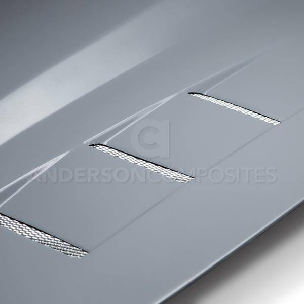 Chevy Camaro Type-TS Anderson Composites Glass Body Kit- Hood AC-HD1011CHCAM-TS-GF thumbnail 2