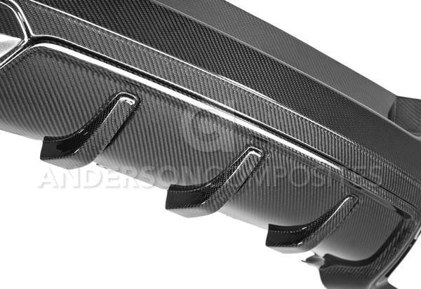 Chevy Camaro Z28 Anderson Composites Fiber Rear Bumper Diffuser AC-RL14CHCAM-Z28 thumbnail 4