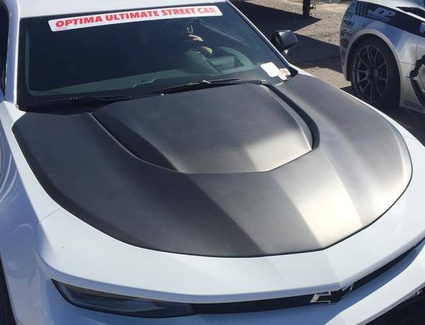 Chevy Camaro ZL1 Anderson Composites Dry Carbon Fiber Body Kit- Hood AC-HD17CHCAMZL-OE-DRY thumbnail 2