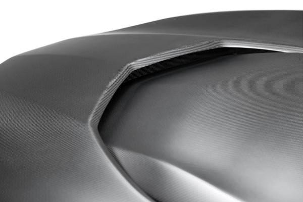 Chevy Camaro ZL1 Anderson Composites Dry Carbon Fiber Body Kit- Hood AC-HD17CHCAMZL-OE-DRY thumbnail 6