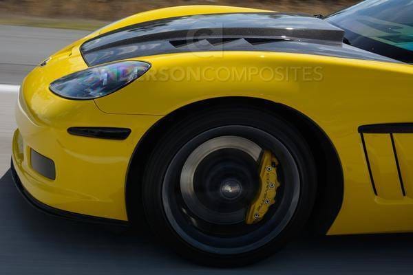 Chevy Corvette C6 Type-TS Anderson Composites Fiber Body Kit- Hood AC-HD05CHC6-TS thumbnail 2