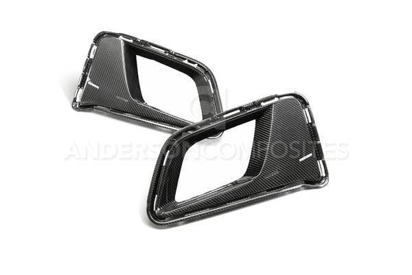 Chevy Camaro Type-LE Anderson Composites Fiber Front Air Bezels AC-ADB17CHCAMZL-LE