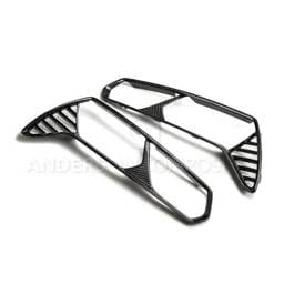 Chevy Corvette C7 Anderson Composites Fiber Tail Light Bezels AC-TLB14CHC7