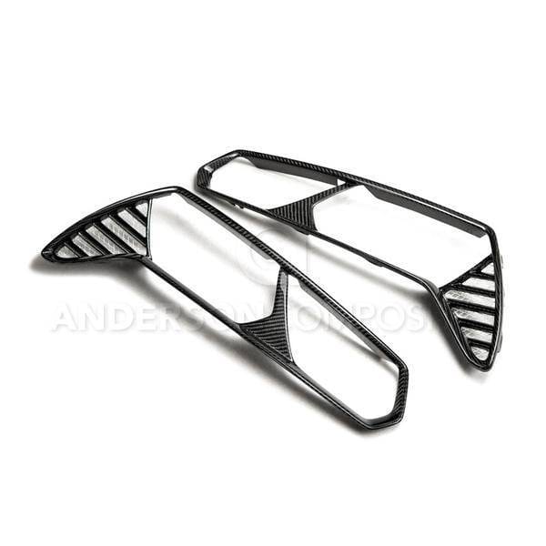 Chevy Corvette C7 Anderson Composites Fiber Tail Light Bezels AC-TLB14CHC7