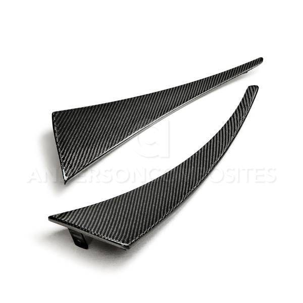 Chevy Corvette C7 Type-OE Anderson Composites Fiber Mud Flaps AC-RMG14CHC7-OE