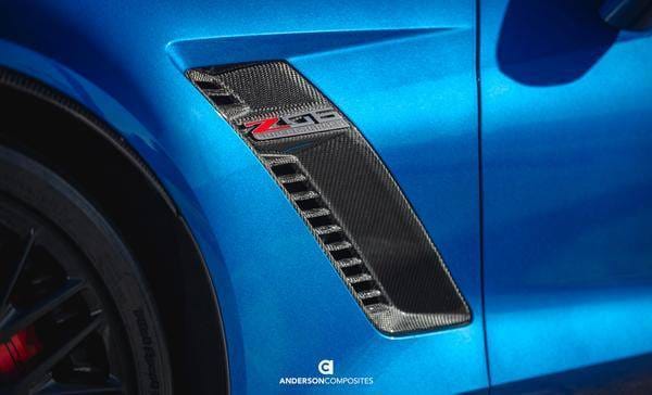 Chevy Corvette Z06 Anderson Composites Fiber Body Kit- Fender Vents AC-FFI14CHC7-Z6 thumbnail 4