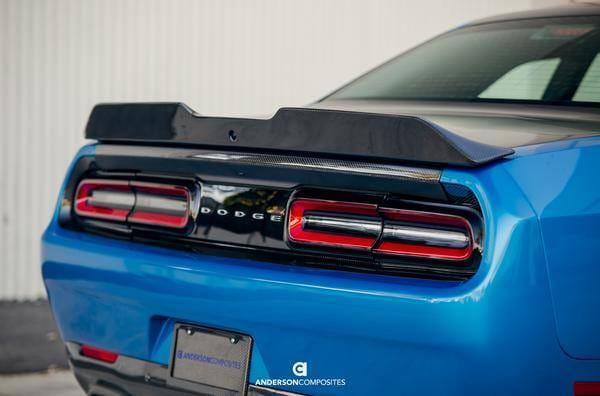 Dodge Challenger Hellcat Type-SA Anderson Composites Fiber Wing AC-RS18DGCHHC-SA thumbnail 2