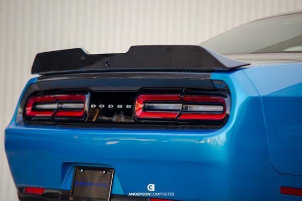 Dodge Challenger Hellcat Type-SA Anderson Composites Fiber Wing AC-RS18DGCHHC-SA thumbnail 6