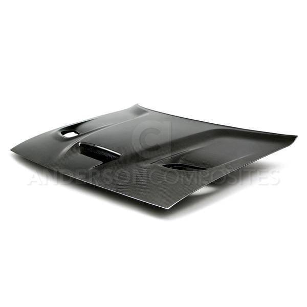 Dodge Challenger Hellcat Type-OE Anderson Composites Fiber Hood AC-HD15DGCHHC-OE thumbnail 2