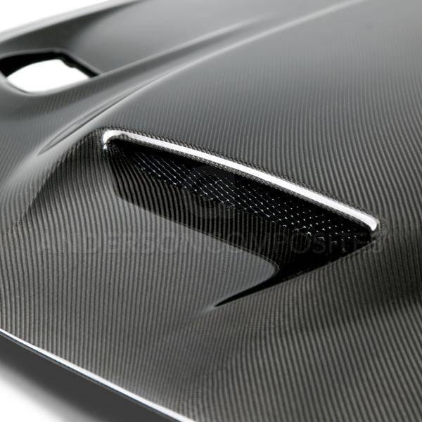Dodge Challenger Hellcat Type-OE Anderson Composites Fiber Hood AC-HD15DGCHHC-OE thumbnail 4