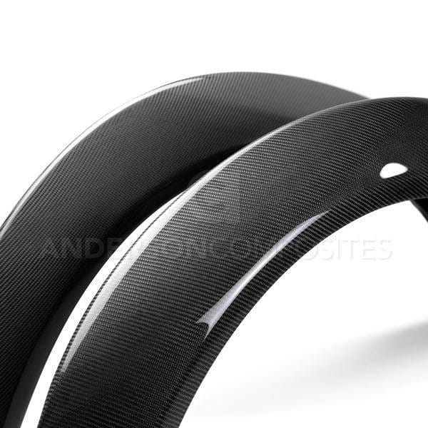 Dodge Challenger Anderson Composites Fiber Wide Front Fender Flares AC-FLR18DGCHHC-F thumbnail 3