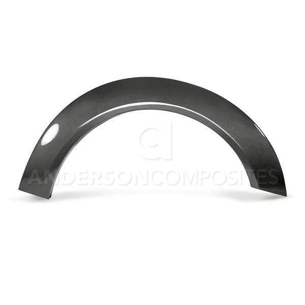 Dodge Challenger Anderson Composites Fiber Wide Rear Fender Flares AC-FLR18DGCHHC-R thumbnail 2