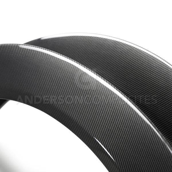 Dodge Challenger Anderson Composites Fiber Wide Rear Fender Flares AC-FLR18DGCHHC-R thumbnail 3