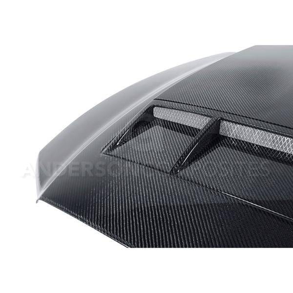Ford Mustang Type-TS Anderson Composites Fiber Body Kit- Hood AC-HD1011FDMU-TS thumbnail 2