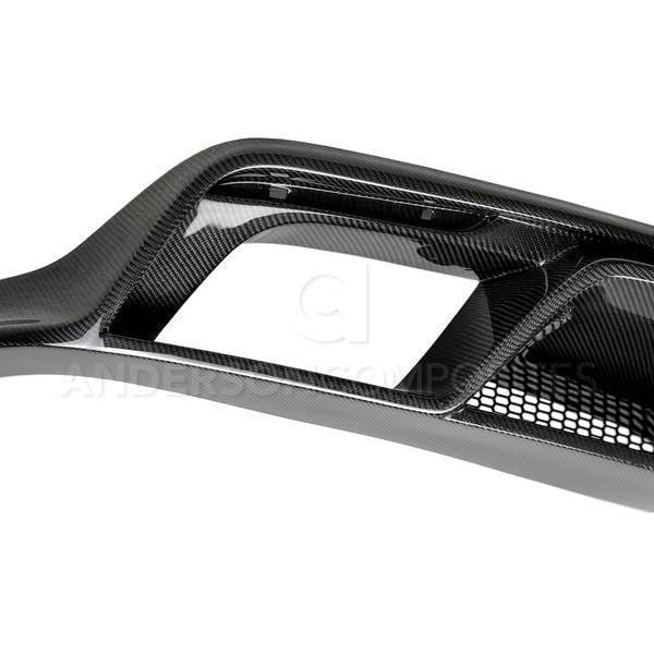 Ford Mustang GT350 Anderson Composites Fiber Rear Bumper Diffuser AC-RL15FDMU-GR thumbnail 4