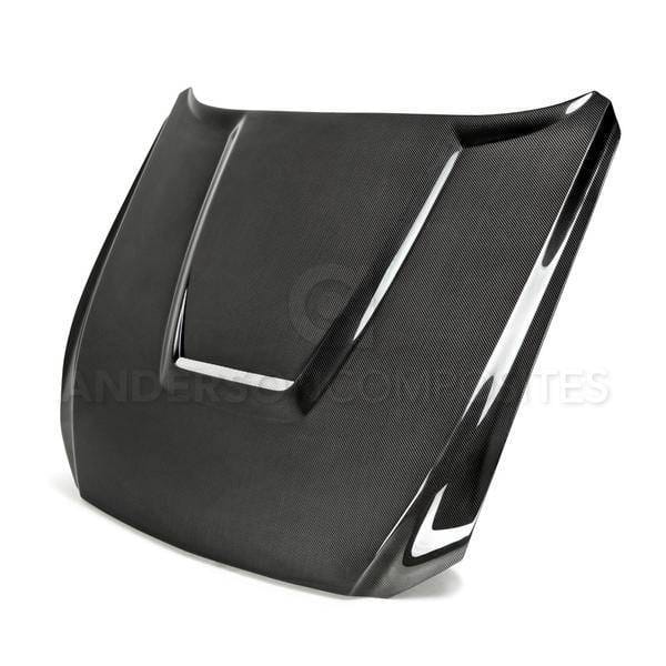 Ford Mustang GT350 Style Anderson Composites Fiber Body Kit- Hood AC-HD15FDMU-GR-DS thumbnail 5