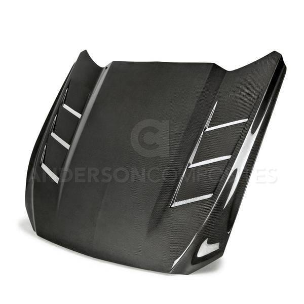 Ford Mustang Heat Extractor Anderson Composites Fiber Hood AC-HD15FDMU-SA-DS thumbnail 5
