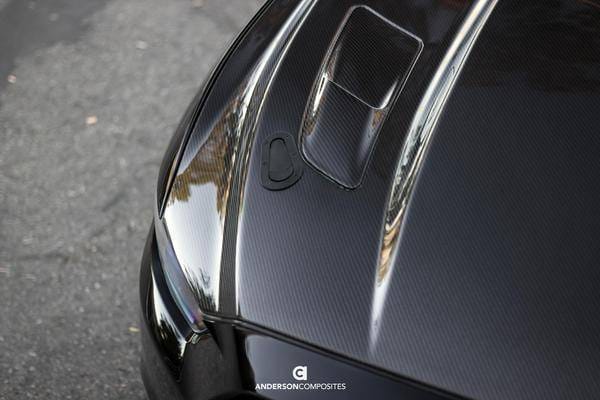 Ford Mustang 3 Cowl Anderson Composites Fiber Body Kit- Hood AC-HD15FDMU-CJ-DS thumbnail 9
