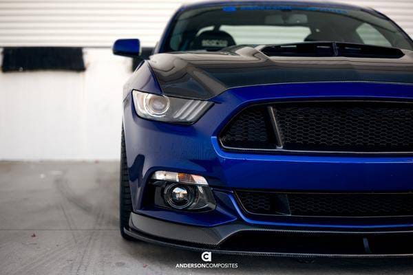 Ford Mustang MU Anderson Composites Fiber Fog Light Surrounds AC-FLS15FDMU thumbnail 6