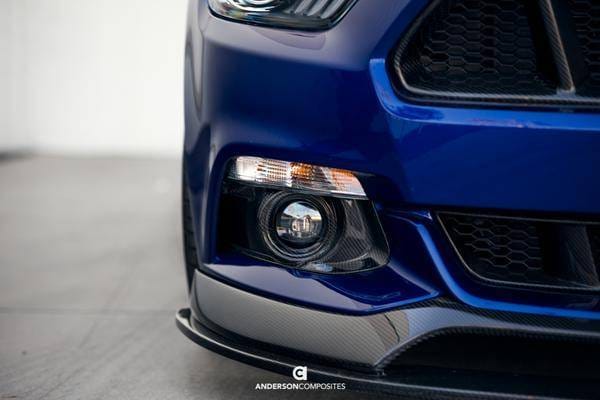 Ford Mustang MU Anderson Composites Fiber Fog Light Surrounds AC-FLS15FDMU thumbnail 8