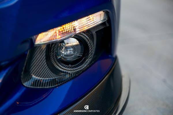 Ford Mustang MU Anderson Composites Fiber Fog Light Surrounds AC-FLS15FDMU thumbnail 9