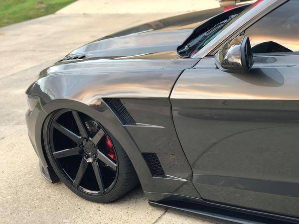 Ford Mustang Type-AT Anderson Composites Glass Body Kit- Front Fenders AC-FF15FDMU-AT thumbnail 9