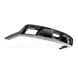Ford Mustang GT350 Anderson Composites Fiber Rear Bumper Diffuser AC-RL15FDMU-GR