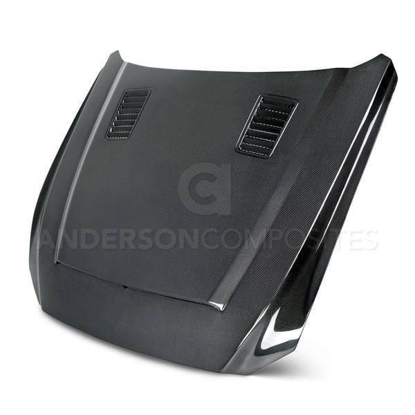 Ford Mustang KR Anderson Composites Fiber Body Kit- Hood AC-HD15FDMU-SN-DS