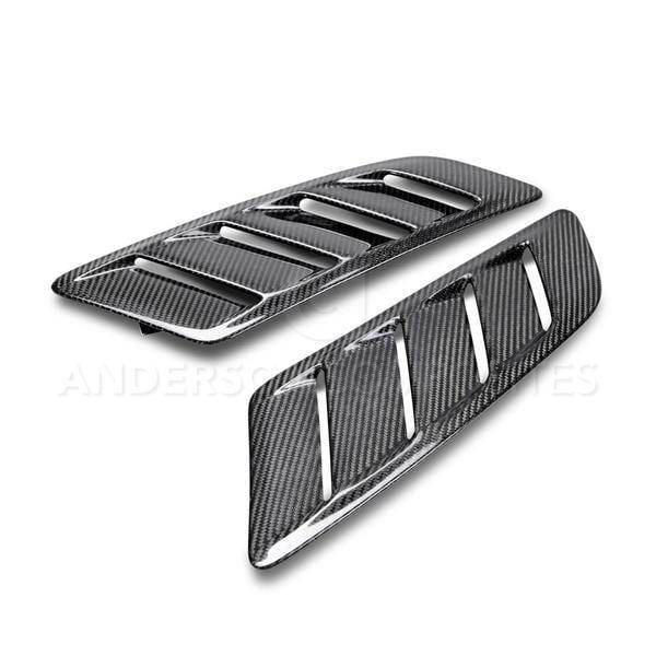 Ford Mustang GT Type-AB Anderson Composites Fiber Hood Vents AC-HV15FDMUGT-AB thumbnail 2