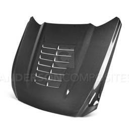 Ford Mustang GT500 Anderson Composites Fiber Body Kit- Hood AC-HD15FDMU-GT5-DS