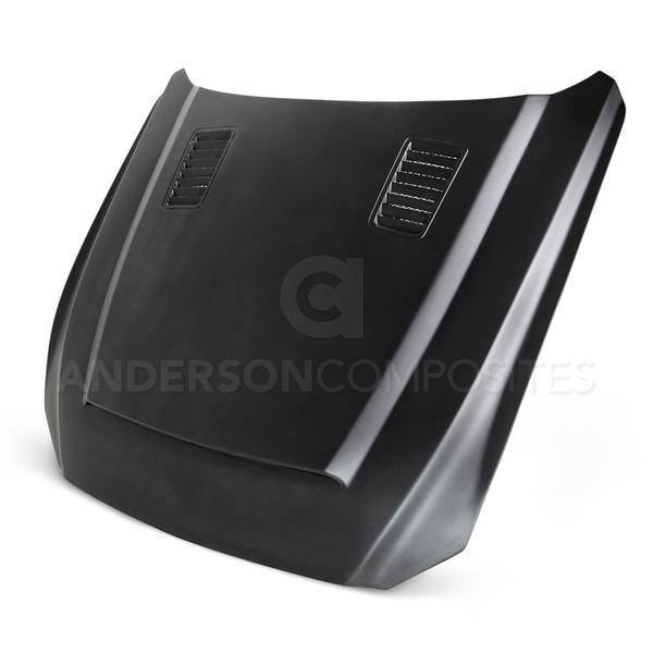 Ford Mustang Super Snake Anderson Composites Glass Body Kit- Hood AC-HD15FDMU-SN-GF
