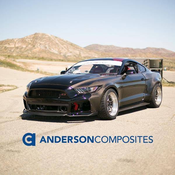 Ford Mustang Type-JTP Anderson Composites Fiber Wide Fender Flares AC-15MUWBC thumbnail 2