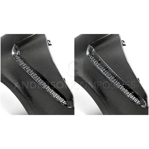 Ford Mustang GT350 Anderson Composites Fiber Body Kit- Fenders AC-FF15FDMU-GR thumbnail 6