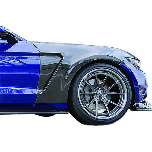 Ford Mustang GT350 Anderson Composites Fiber Body Kit- Fenders AC-FF15FDMU-GR thumbnail 7