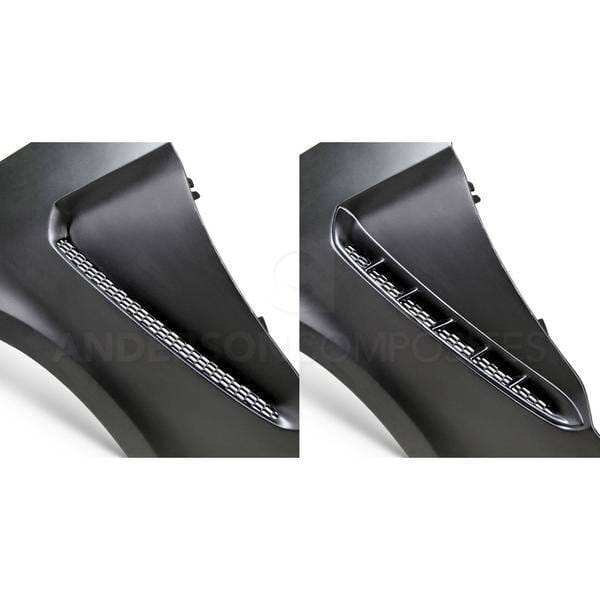 Ford Mustang GT350 Anderson Composites Glass Body Kit- Fenders AC-FF15FDMU-GR-GF thumbnail 3