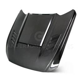 Ford Mustang Anderson Composites Fiber Body Kit Ram Air Hood AC-HD15FDMU-AB-DS