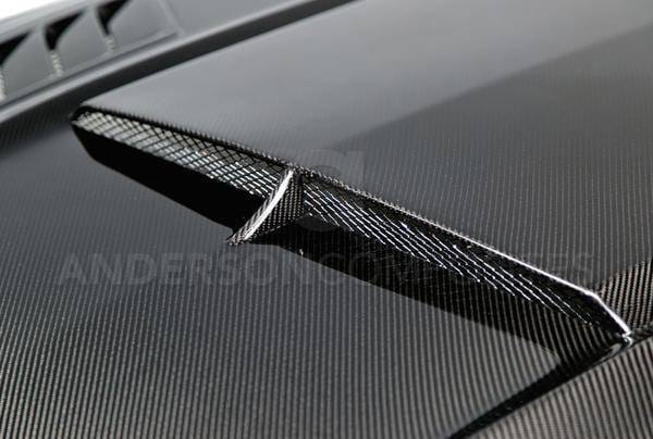 Ford Mustang Anderson Composites Fiber Body Kit Ram Air Hood AC-HD15FDMU-AB-DS thumbnail 4