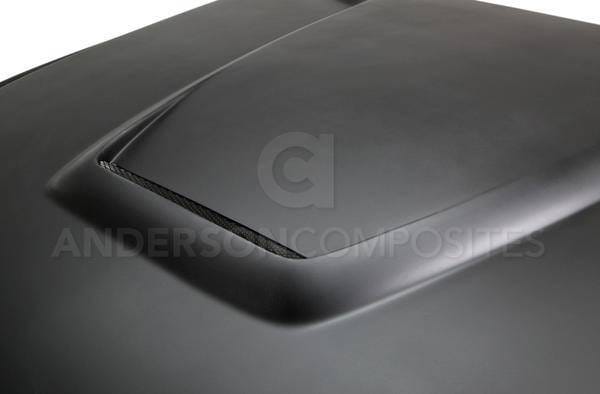 Ford Mustang GT350 Style Anderson Composites Glass Body Kit- Hood AC-HD15FDMU-GR-GF thumbnail 6