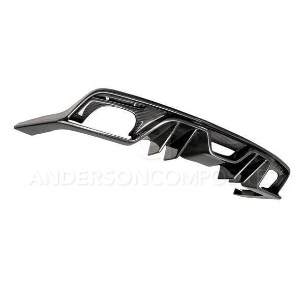 Ford Mustang Type-AR Anderson Composites Fiber Rear Bumper Diffuser AC-RL15FDMU-ARQ