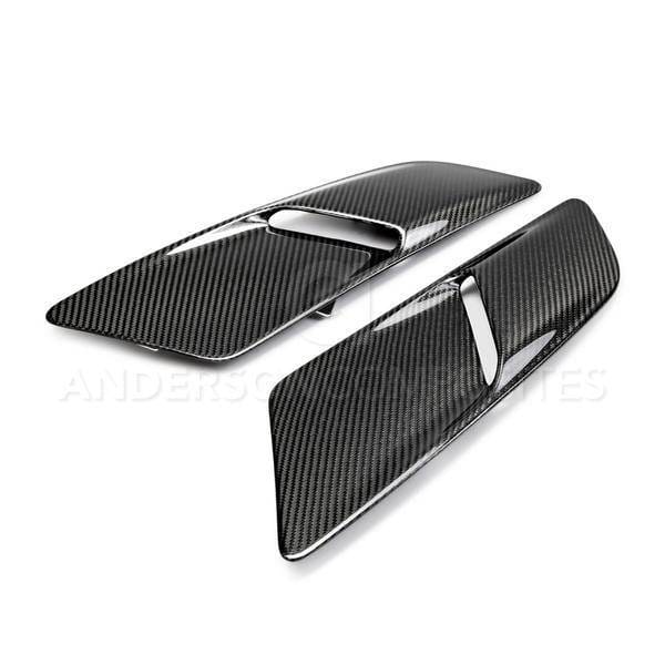 Ford Mustang GT Type-OE Anderson Composites Fiber Hood Vents AC-HV15FDMUGT-OE thumbnail 2