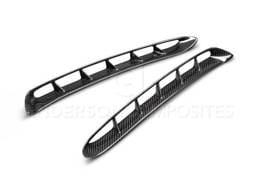 Ford Mustang GT350 Style Anderson Composites Fiber Inserts AC-FF15FDMU-GR-01