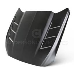 Ford Mustang Heat Extractor Anderson Composites Glass Body Kit Hood AC-HD15FDMU-SA-GF